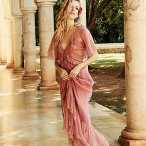 Doen Antoinette Carnation Dress Size XS HEMMED